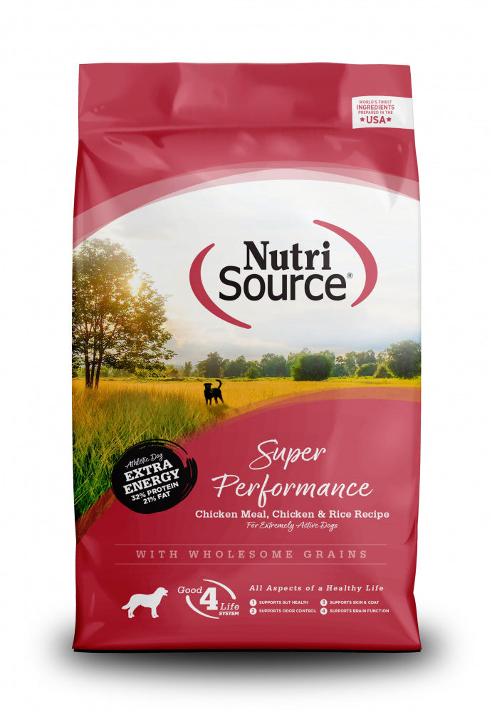 NutriSource Super Performance Chicken & Rice Dry Dog Food