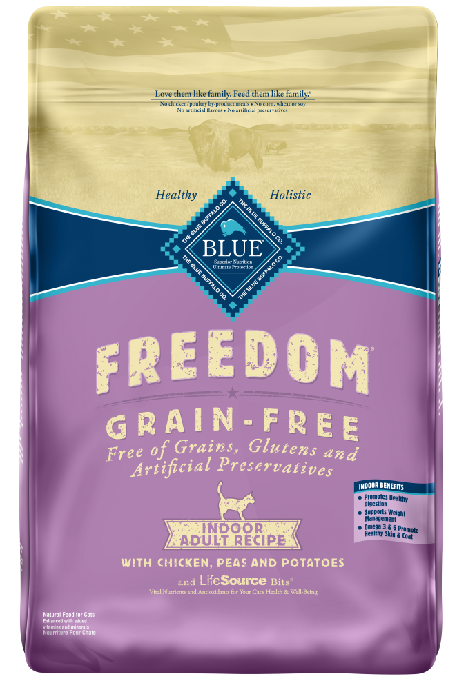 Blue Buffalo Freedom Grain-Free Indoor Adult Chicken Recipe Dry Cat Food