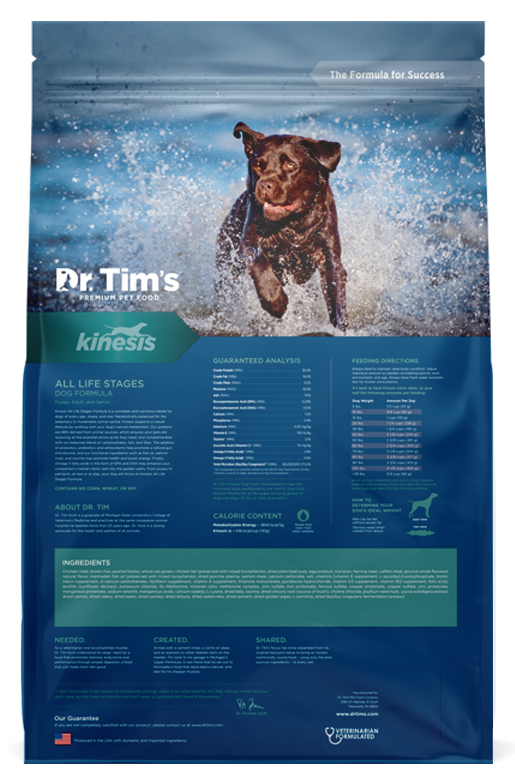 Dr. Tim's Kinesis All Life Stages Dry Dog Food