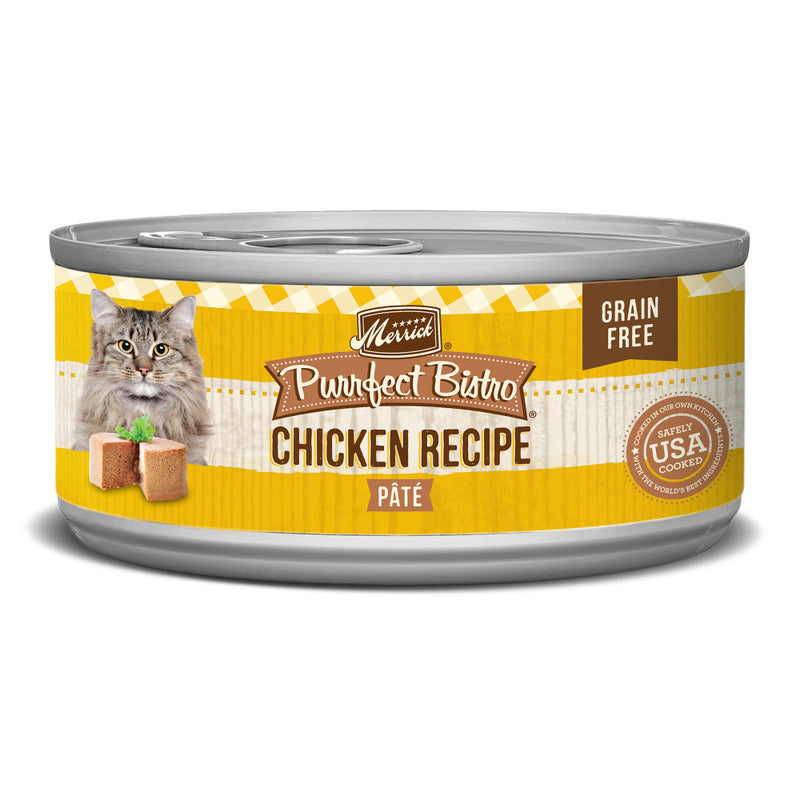 Merrick Purrfect Bistro Chicken Pate Grain Free Canned Cat Food