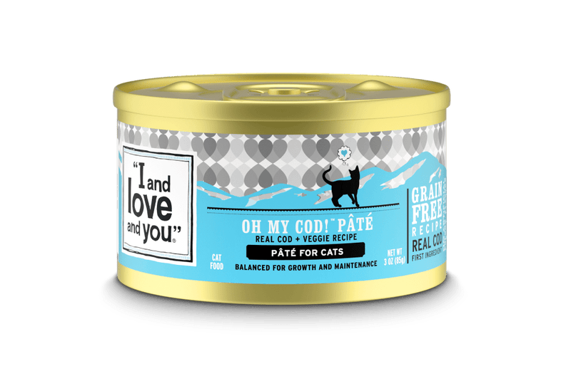 I and Love and You Oh My Cod Grain Free Recipe Canned Cat Food