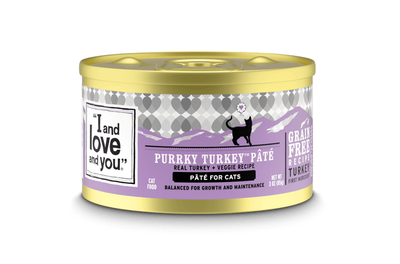 I and Love and You Grain Free Purrky Turkey Recipe Canned Cat Food