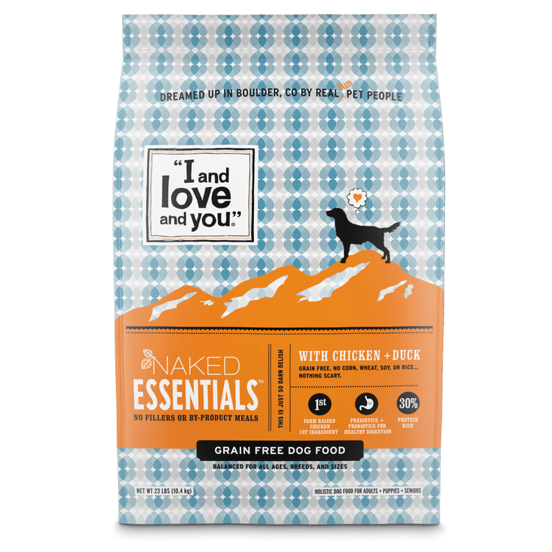 I and Love and You Grain Free Naked Essentials Chicken & Duck Dry Dog Food