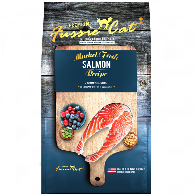 Fussie Cat Market Fresh Grain Free Salmon Recipe Dry Cat Food