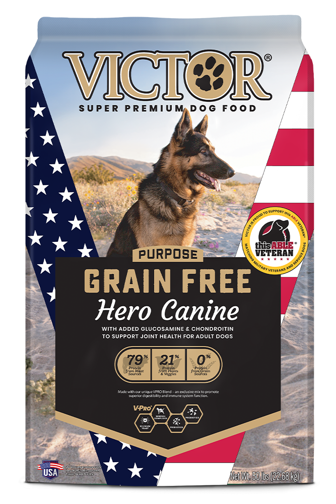 Victor Purpose Grain Free Hero Canine Formula with Glucosamine & Chondroitin Dry Dog Food