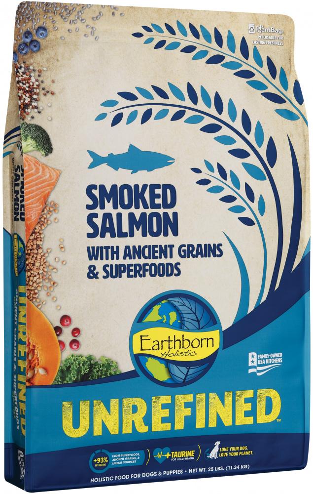 Earthborn Holistic Unrefined Smoked Salmon with Ancient Grains & Superfoods Dry Dog Food