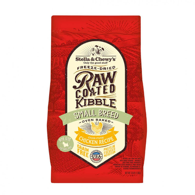 Stella & Chewy's Raw Coated Kibble Cage Free Chicken Recipe Small Breed Dry Dog Food