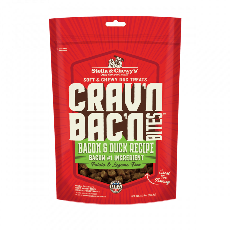 Stella & Chewy's Crav'n Bac'n Bites Bacon & Duck Recipe Dog Treats