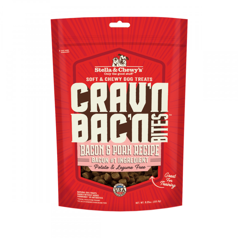 Stella & Chewy's Crav'n Bac'n Bites Bacon & Pork Recipe Dog Treats