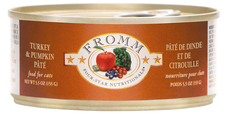 Fromm Four-Star Nutritionals Turkey & Pumpkin Paté Food for Cats